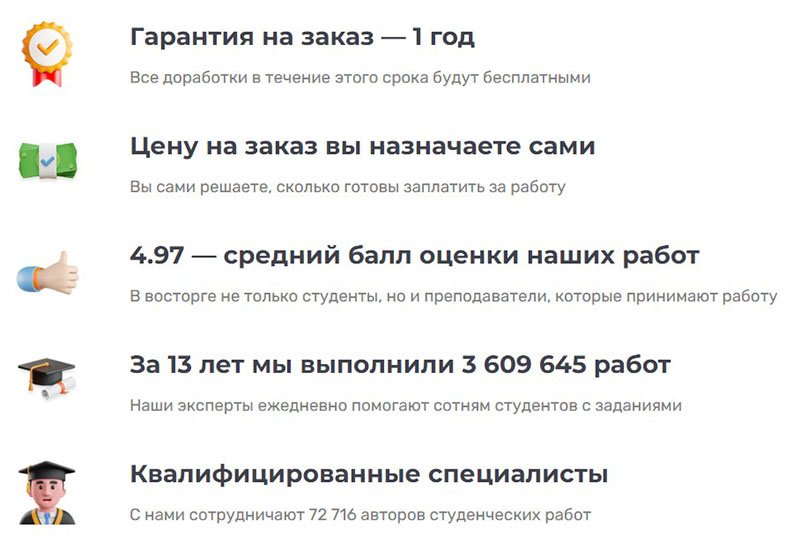 Преимущества Студворка